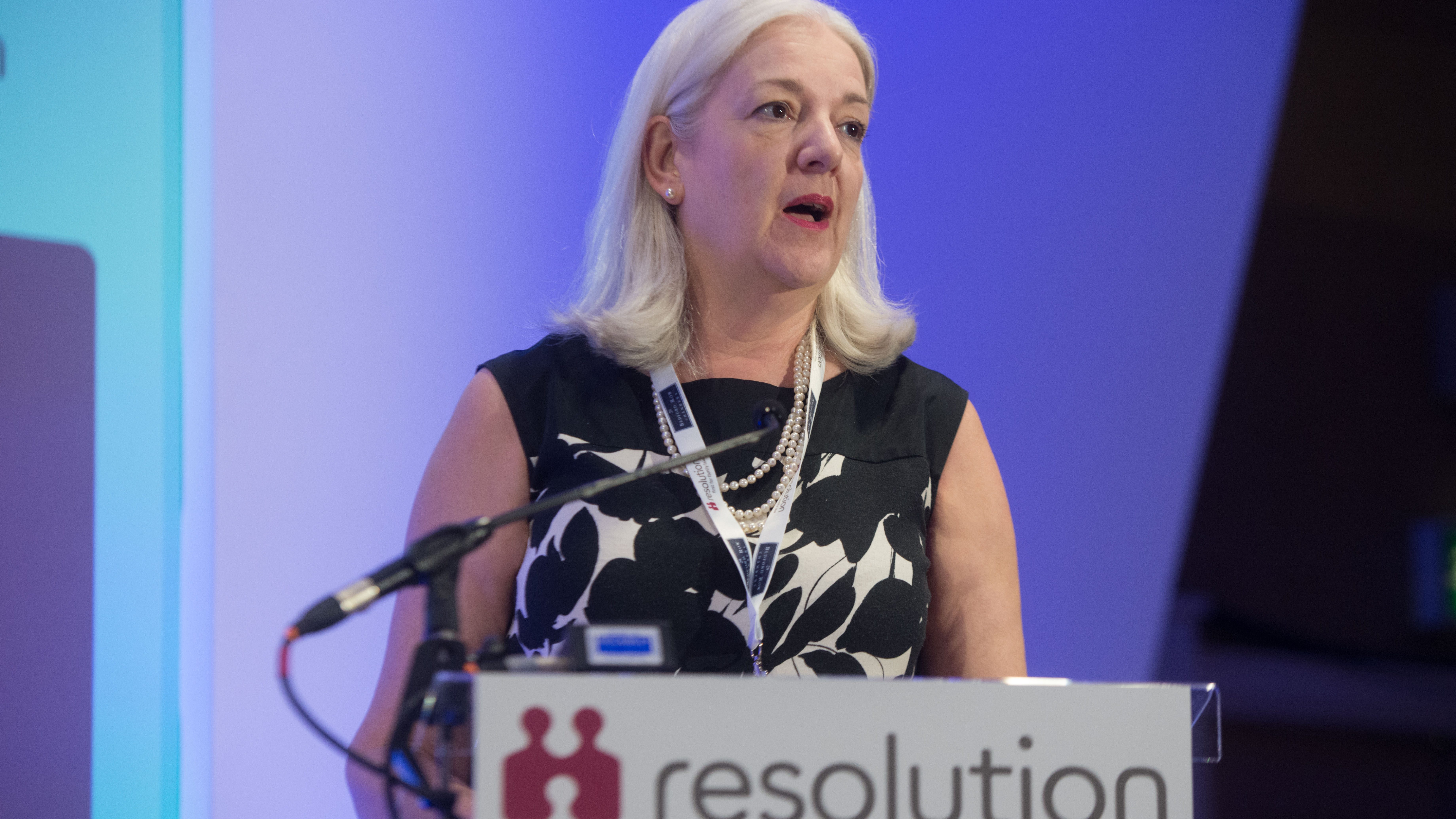 Resolution's Chair gives her speech to the 2019 National Conference