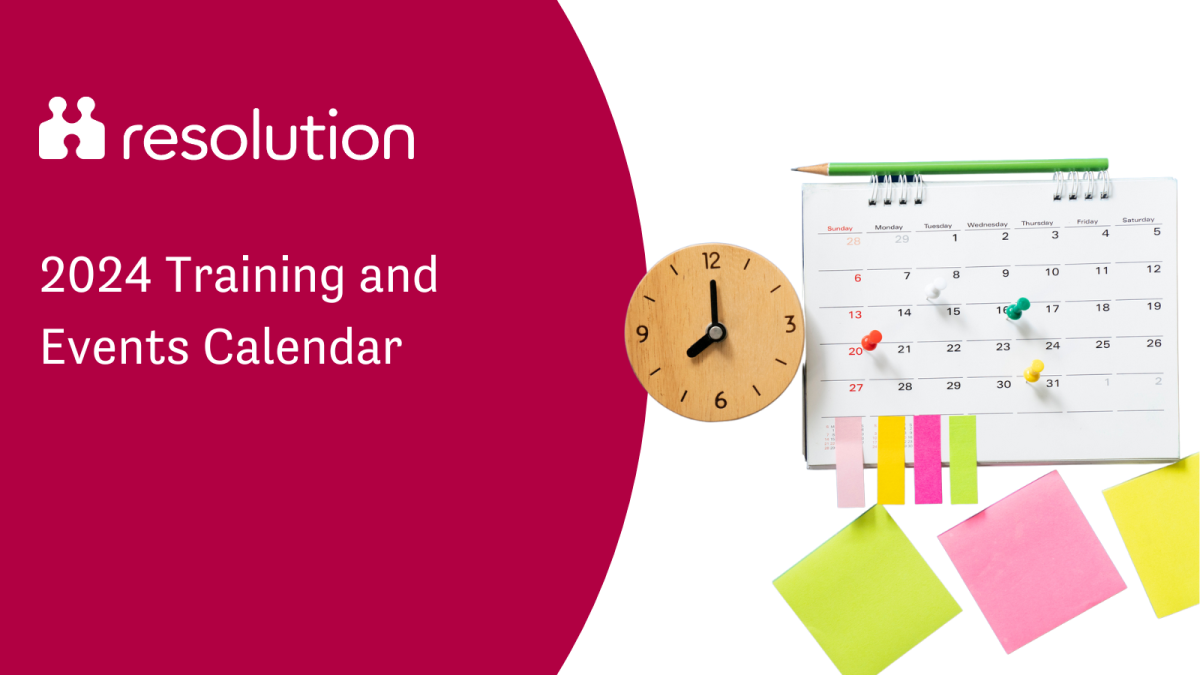 Training Calendar 2024 Resolution