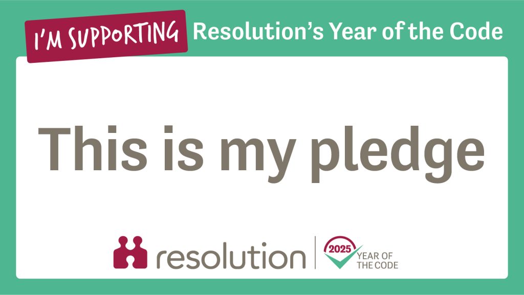Template social media posts for the Year of the Code 2025 | Resolution